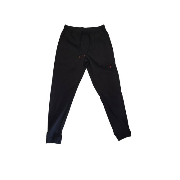 WiPro Mens Quick-Dri Black Jogger Pants M 32-34 Polyester Spandex - Picture 1 of 8